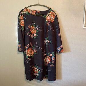 Floral Long Sleeve Dress